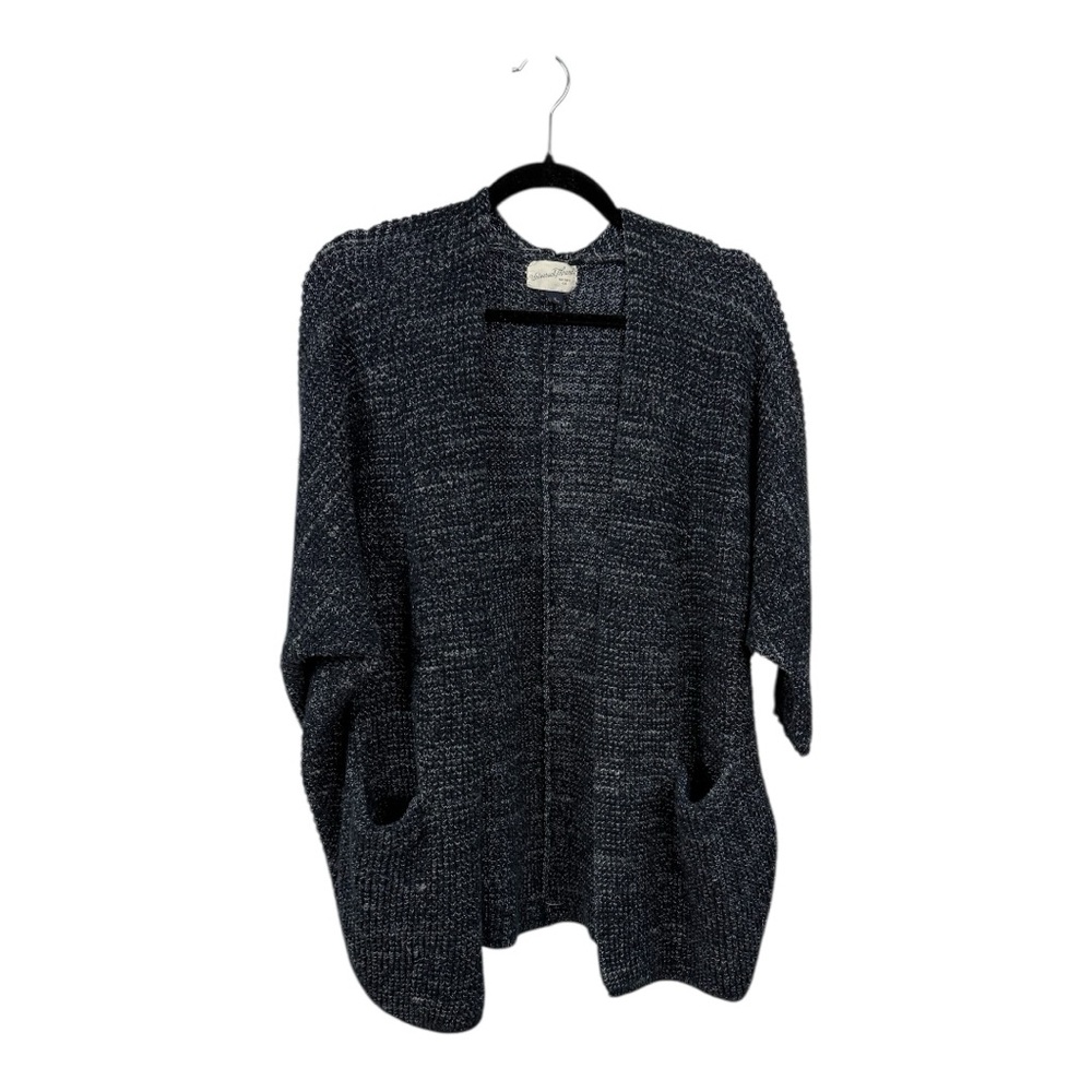 Universal Thread Navy Marled Cocoon Cardigan Size… - image 1